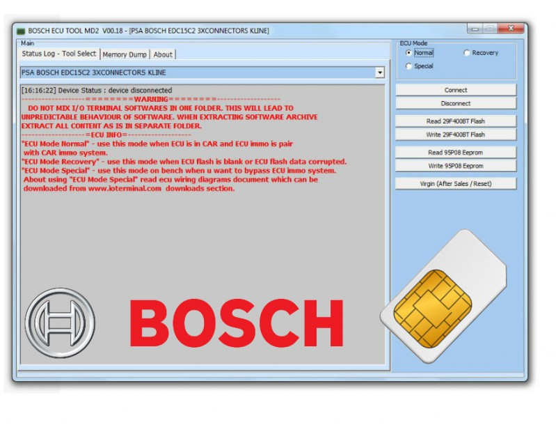 I/O Terminal licence Bosch